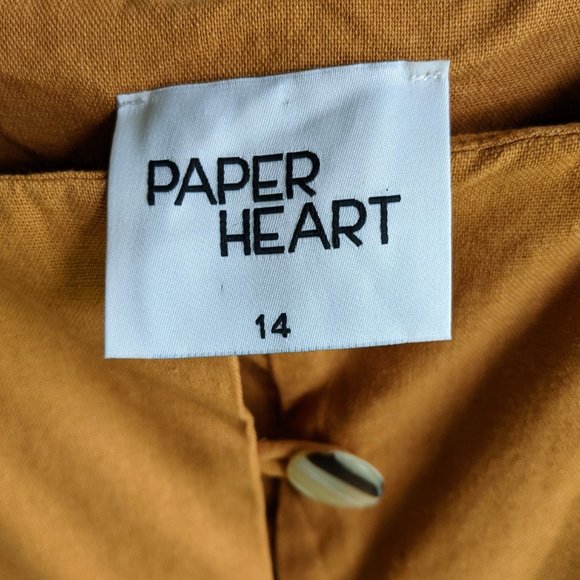 Paper Heart linen playsuit - Picture 2 of 4